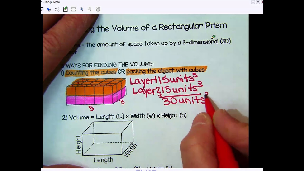 Find the Volume of a Rectangular Prism Journal Entry