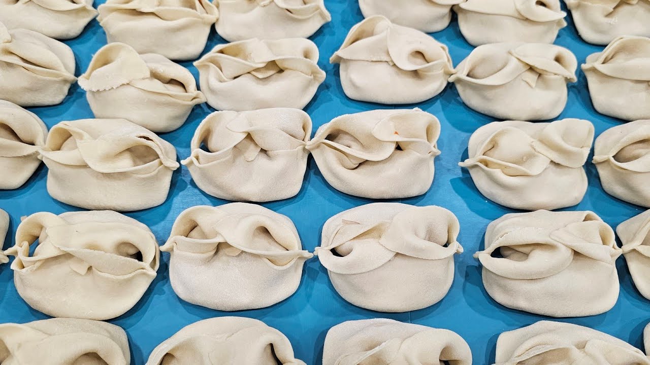 Манты для заморозки.