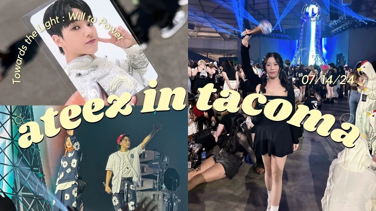 concert vlog! ateez in tacoma 2024