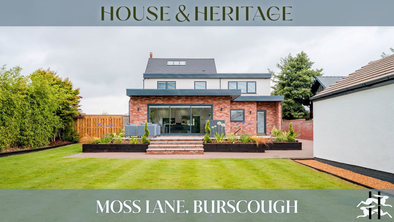 Moss Lane in Burscough, as presented by House & Heritage Estate Agents.