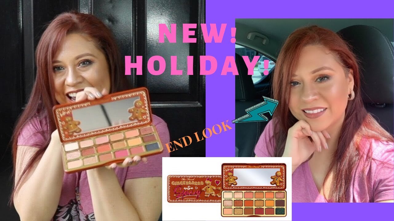 NEW TOOFACED EXTRA SPICY GINGERBREAD PALETTE..FIRST IMPRESSION 🤷