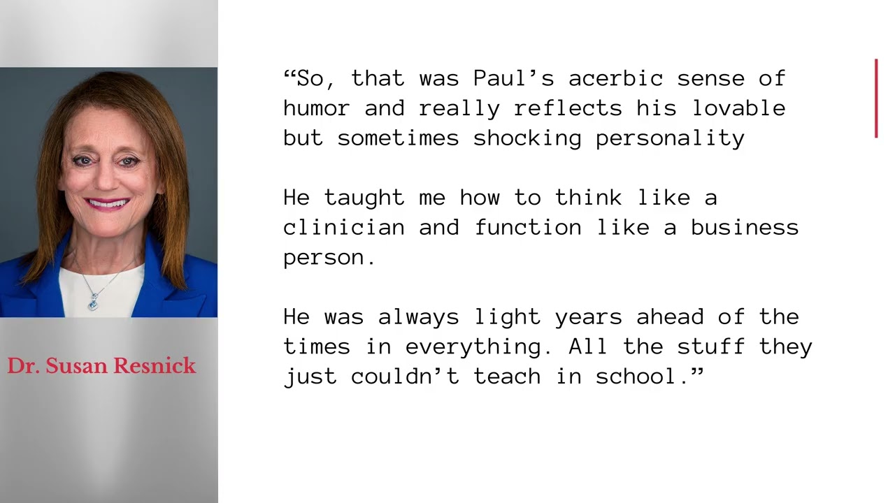 Dr. Paul Farkas - Tribute, Part 6: Staffing Issues