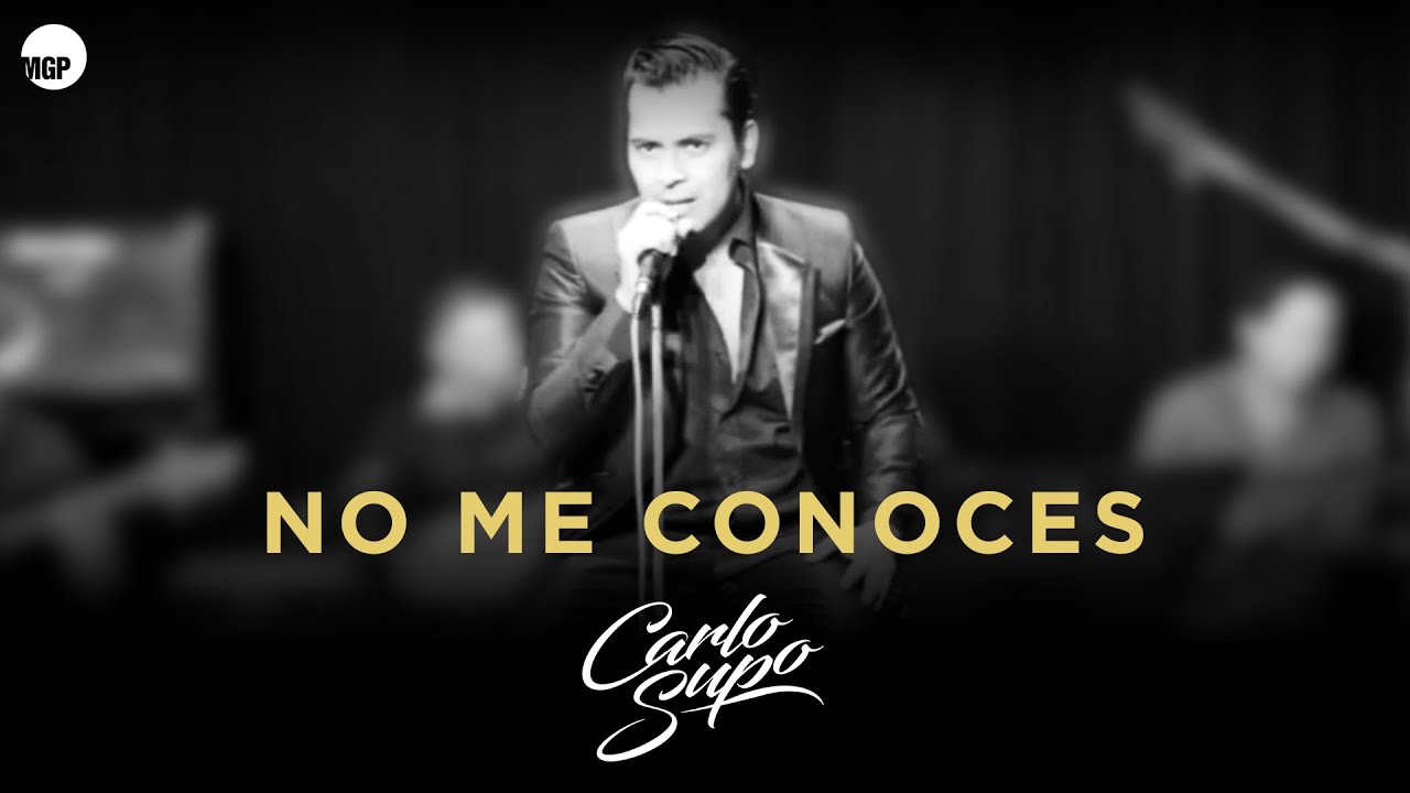 Carlo Supo - No Me Conoces (En Vivo) Bolero - Son Boleros 1 (Jazz Zone) | Music MGP