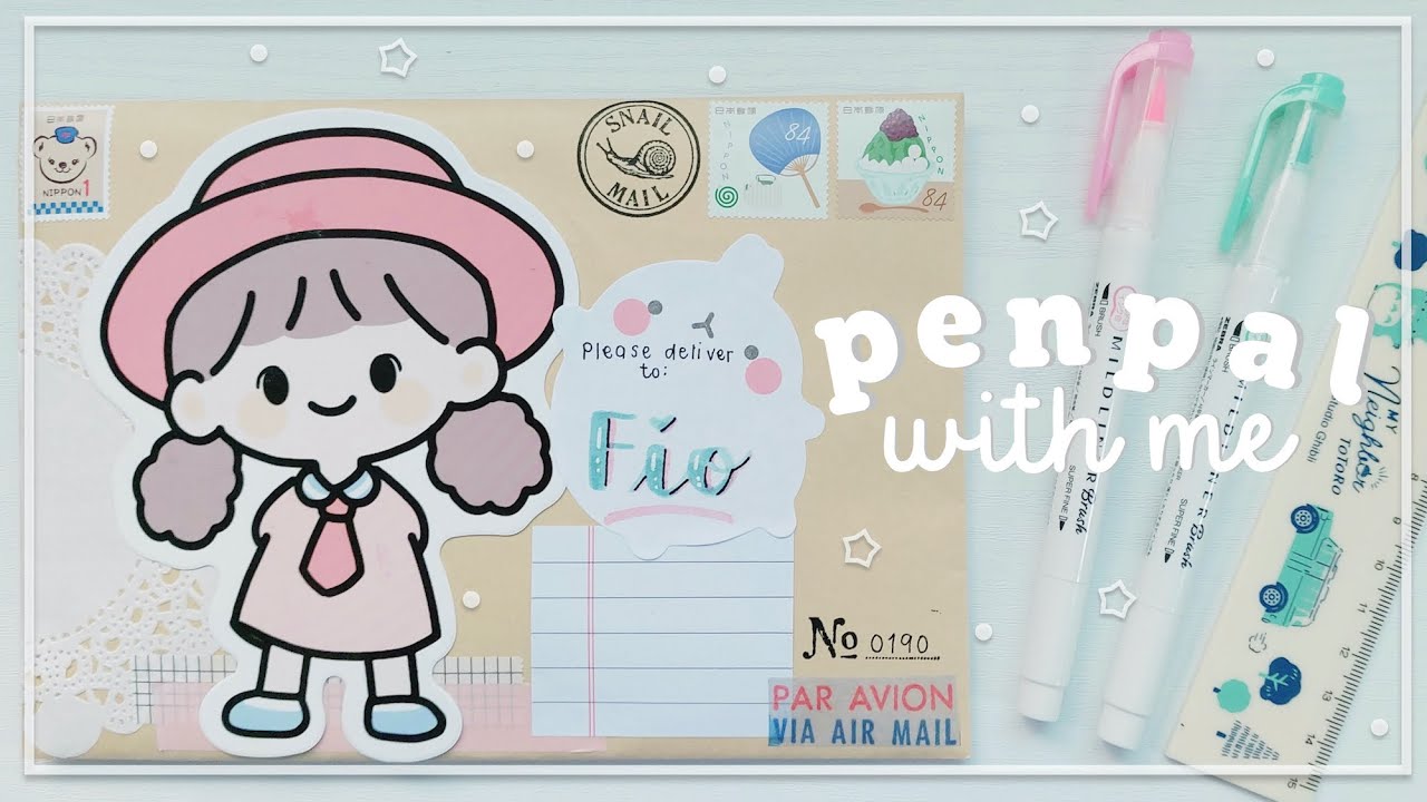 🎀  penpal with me pink theme | maiden manila
