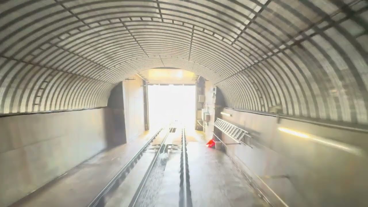 Full journey Ptarmigan to Base Station on Cairngorm Funicular 