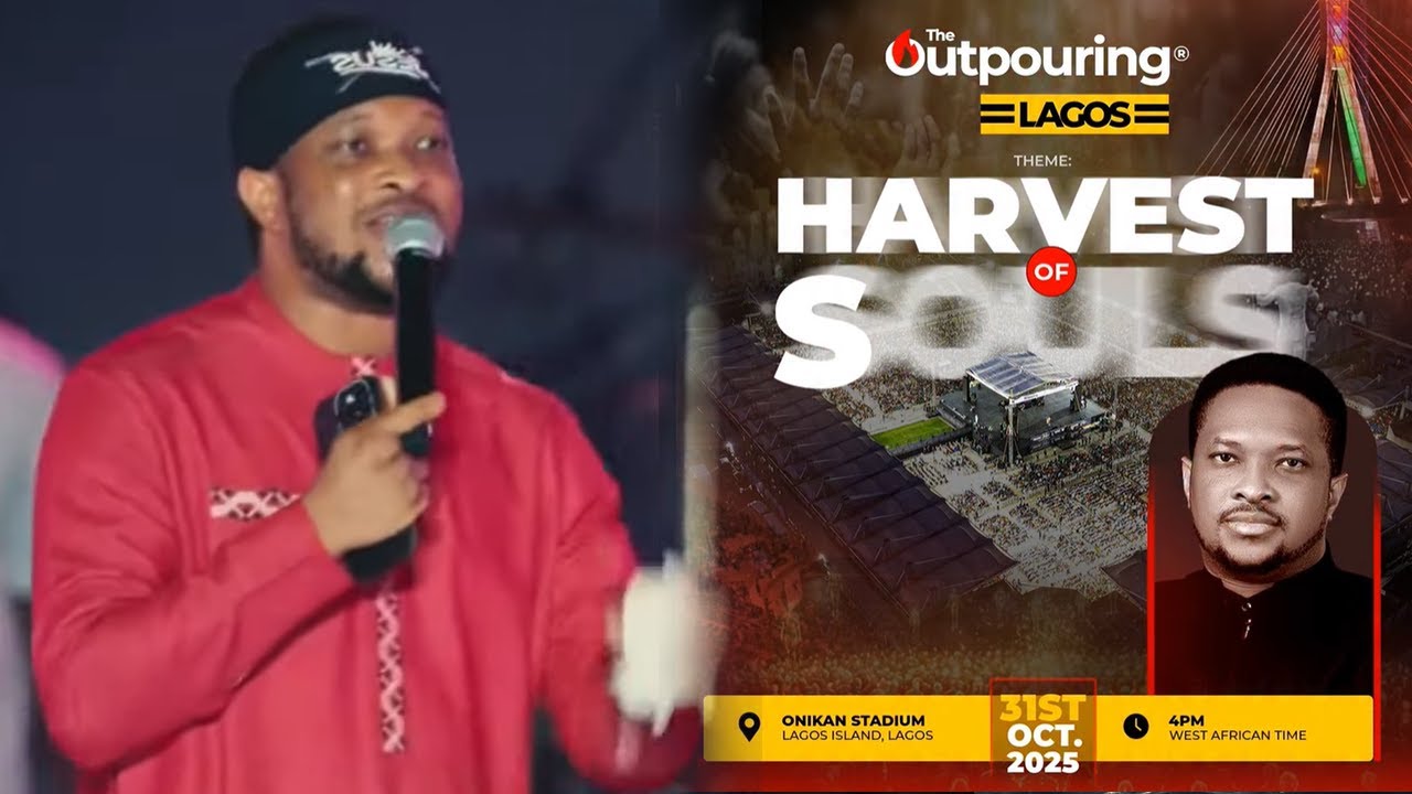 Pastor Lawrence Oyor At The Outpouring 2025 || Onikan Stadium
