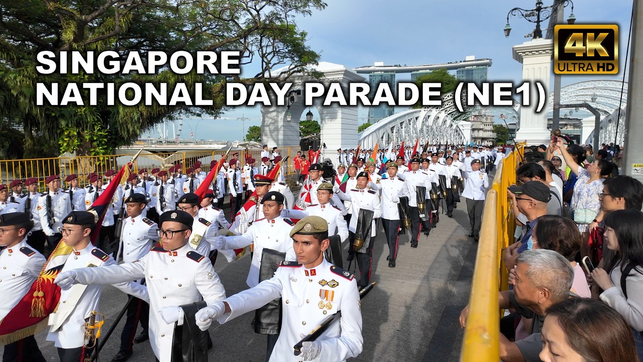 NDP&nbsp;2024&nbsp;(NE1) - Uncasing of Colours, Mobile Column, Fighter Jets & Fireworks #ndp2024