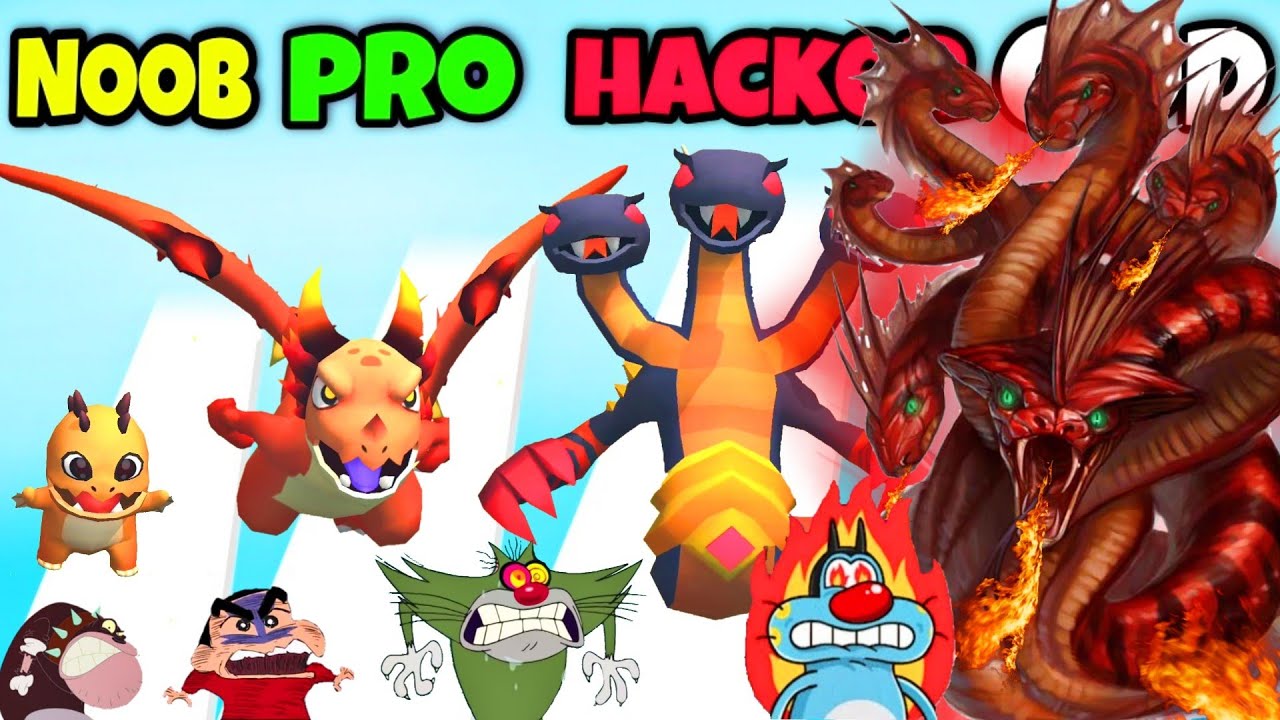 NOOB vs PRO vs HACKER vs GOD in Monster Ball Game | Oggy, Jack, Shinchan, Bob || Daddy Gaming