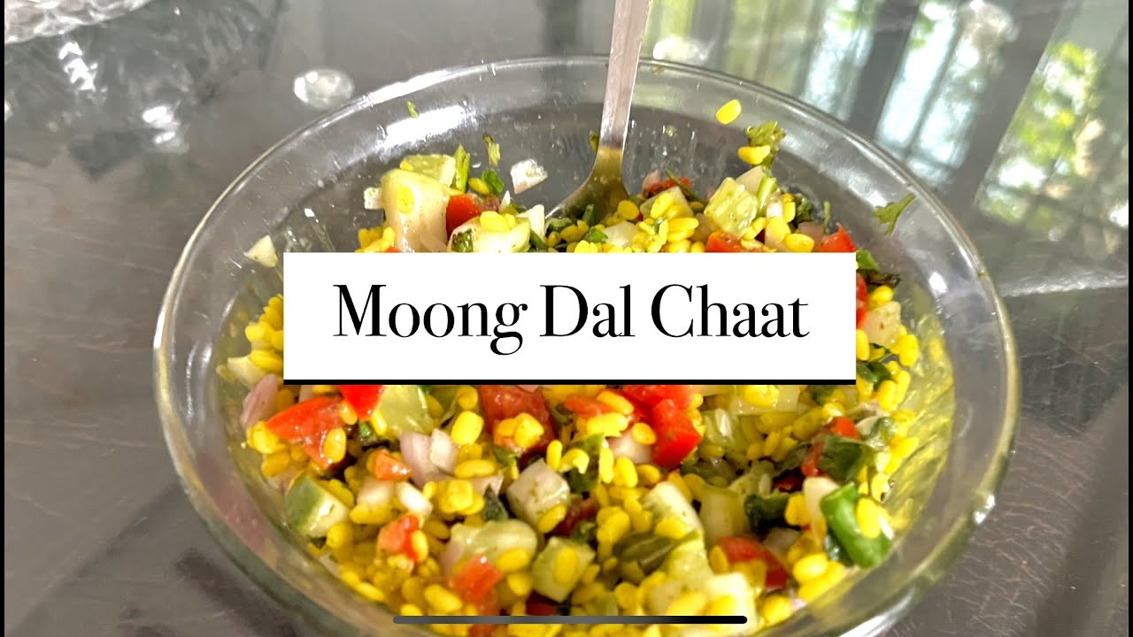 Yellow Moong Dal Chaat Recipe for weight Loss | Quick Breakfast Recipes