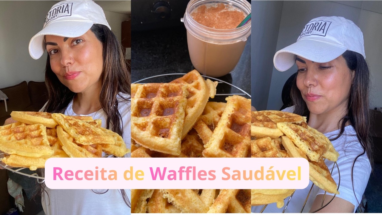Receita de Waffles Saudável- Meu 1º Dia do Ano