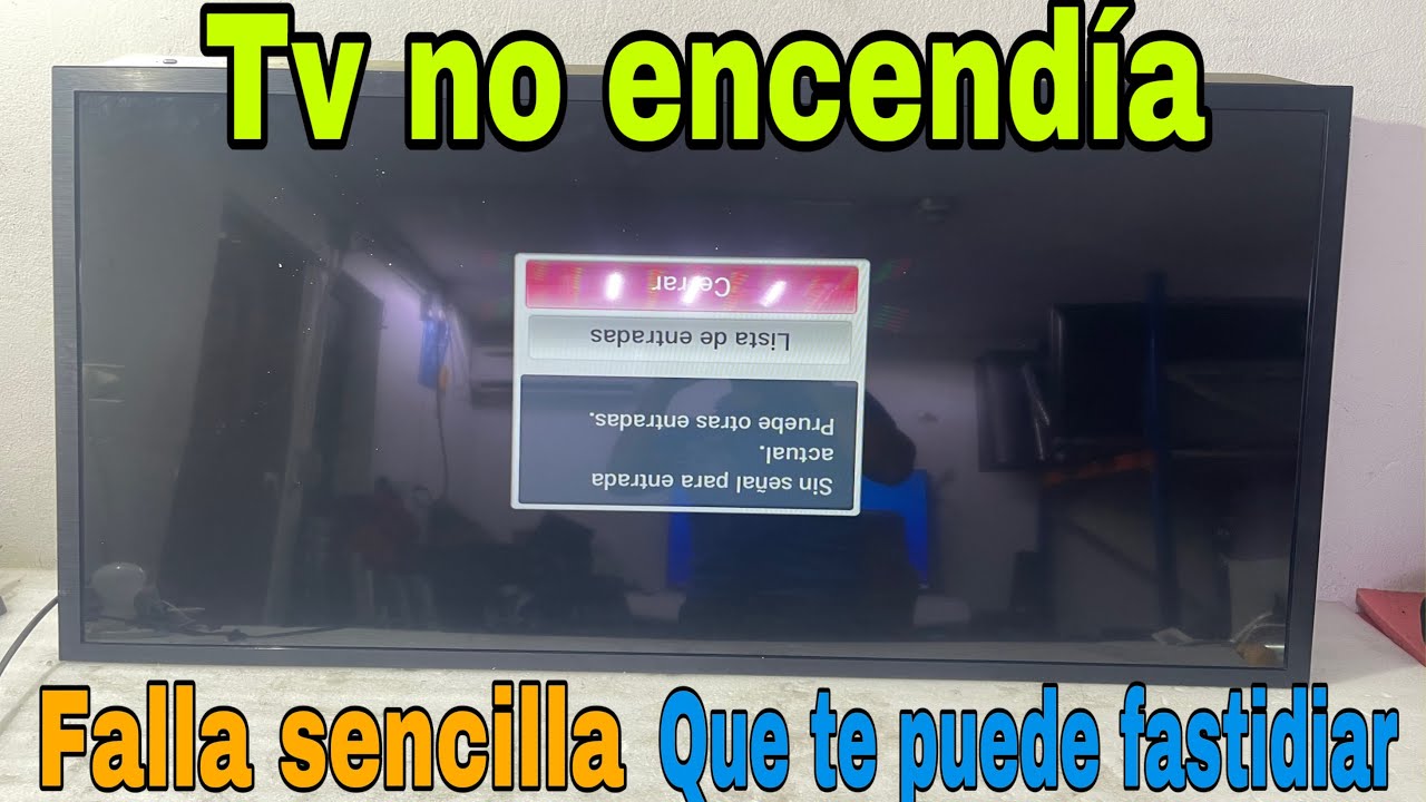 TV No enciende ni luz de stand by solución rápida y sencilla