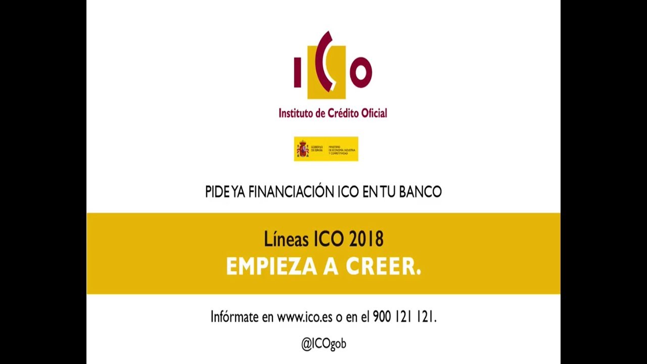 L&Iacute;NEAS ICO 2018 EMPRESAS Y EMPRENDEDORES