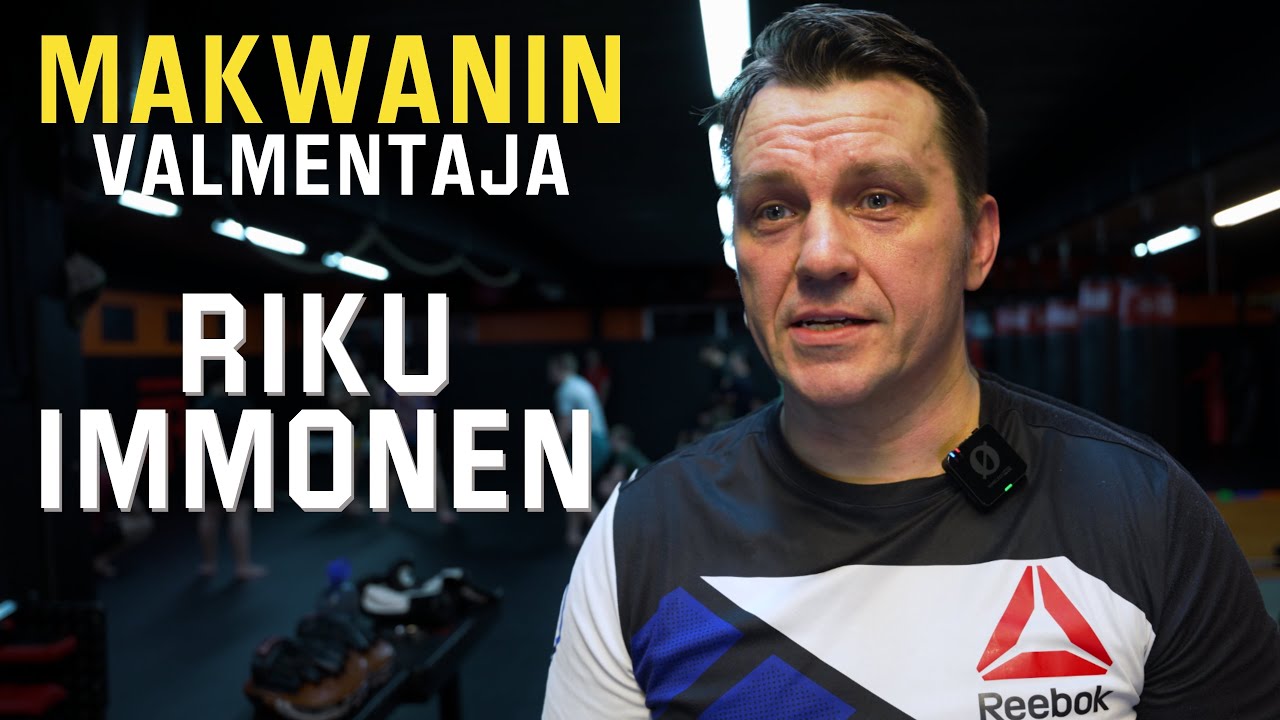 Makwan Amirkhanin thainyrkkeilykoutsi Riku Immonen