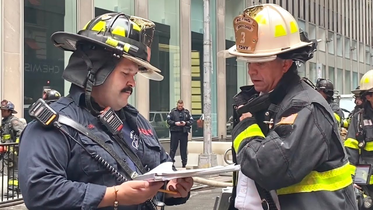 FDNY Manhattan 10-77 Box 0838 Fire in a Hotel Under Construction in Times Square