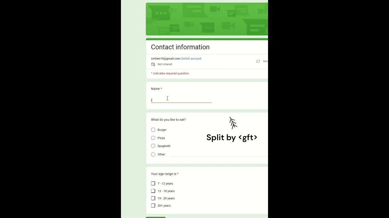 How to spam google form with GFormTasker