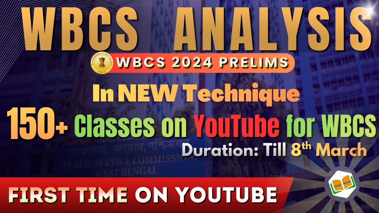 WBCS 2024 || Analysis in NEW Technique with PRACTICE|| Note Book