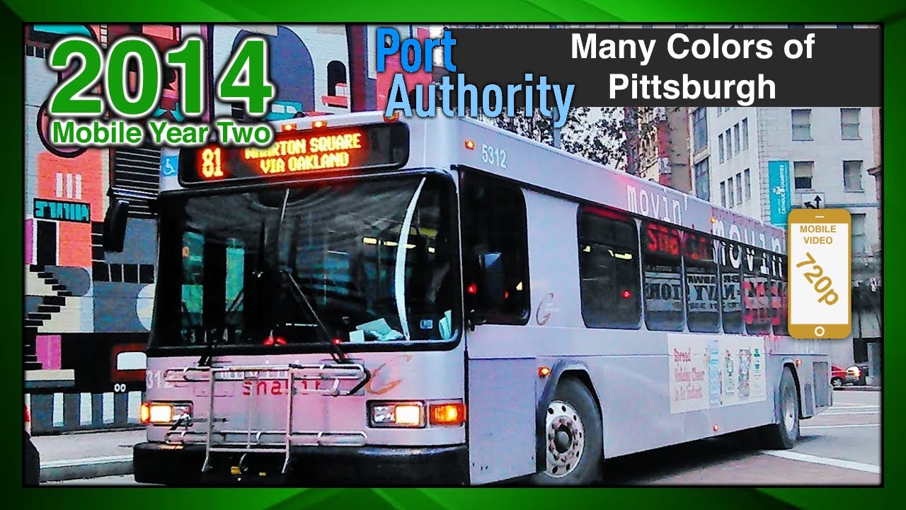 The Many Colors of Pittsburgh Port Authority Buses in 2014