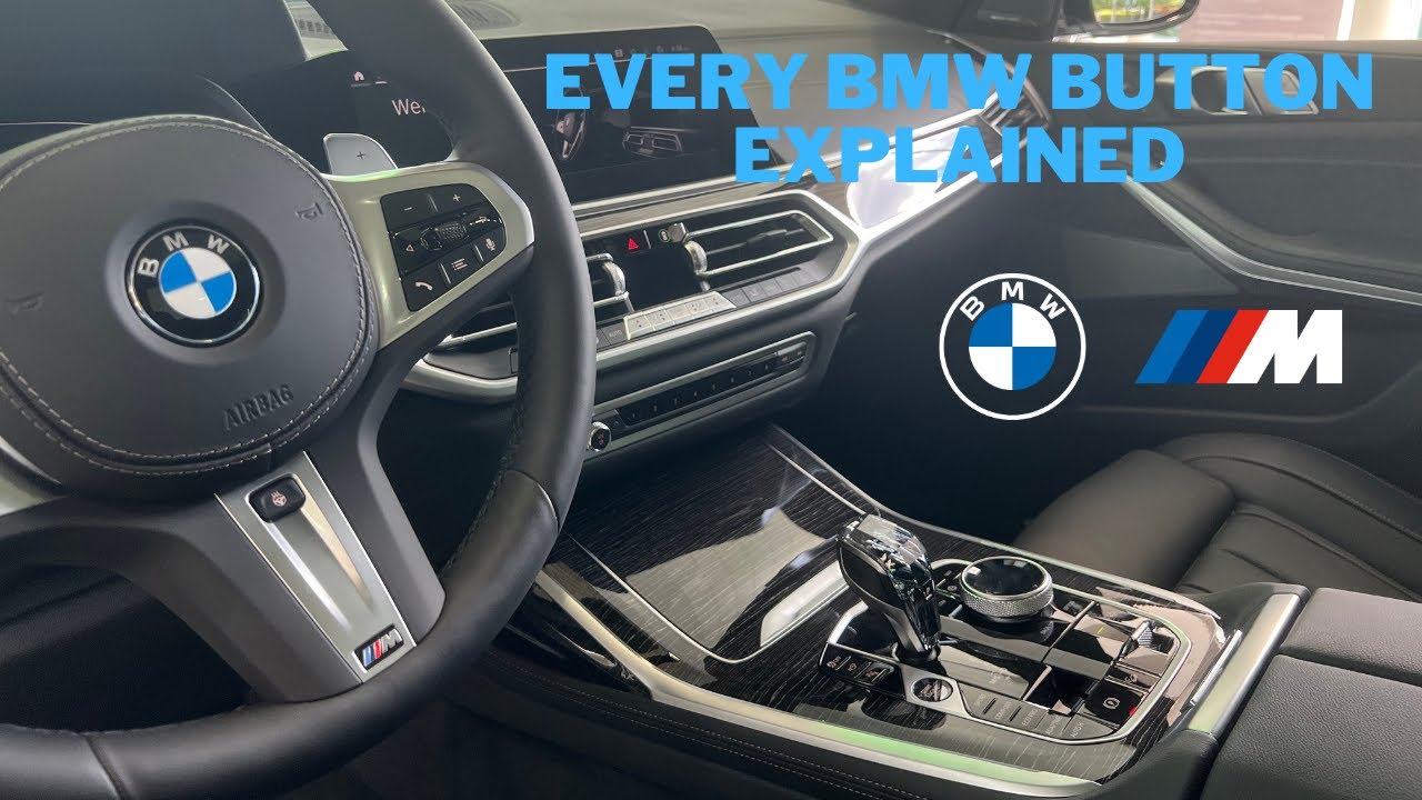Объяснение каждой кнопки в BMW (iDrive7)