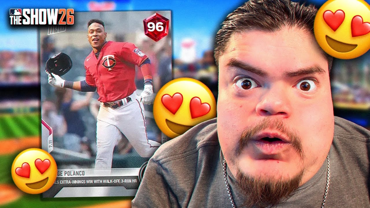 Карточка Хорхе Поланко с номером 96 &mdash; моя любимая карточка в MLB The Show 26!