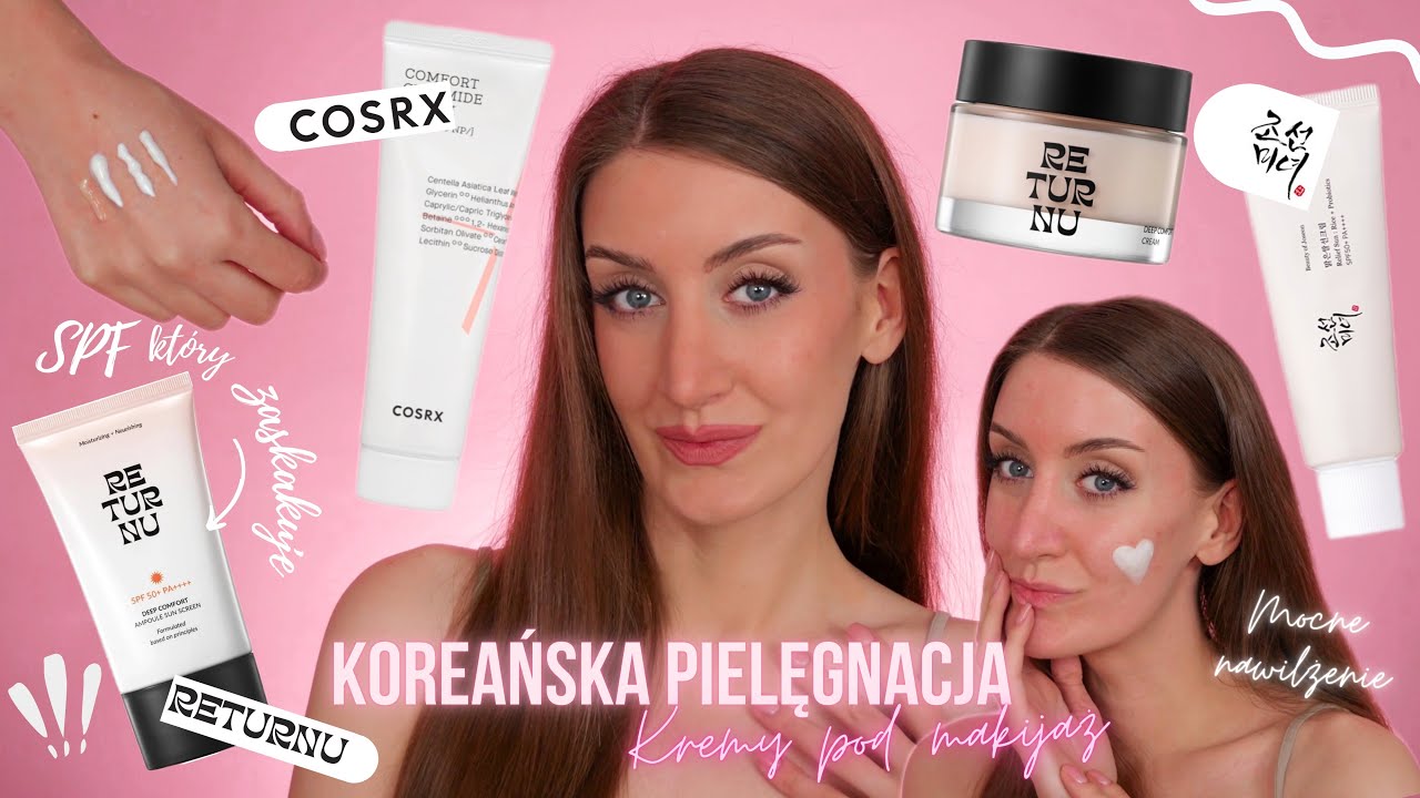 Testuje KOREAŃSKIE KREMY DO TWARZY🩷 COSRX,RETURNU,BEAUTY OF JOSEON *koreańska pielęgnacja* Cosibella