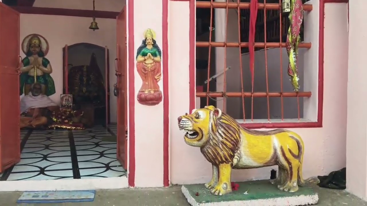 रुख्खड़ नाथ धाम गौ माता के गोबर से बने हनुमान जी दर्शन मंदिर धाम