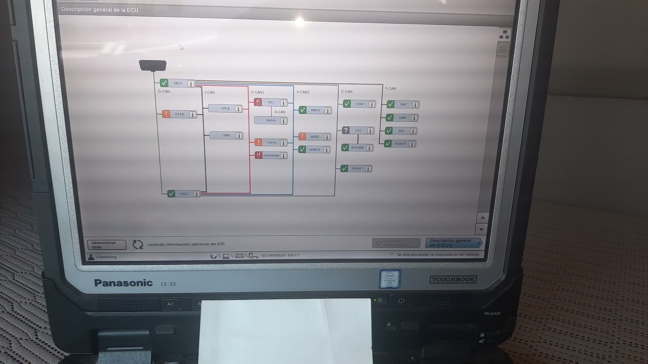 PROGRAMACION DE LLAVE  CAMION DAF EURO 6
