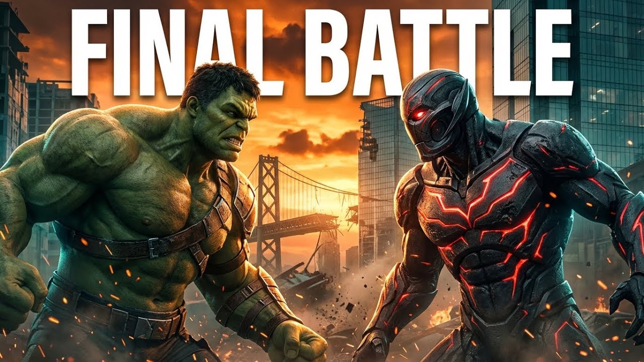Epic Hulk vs Dark Monster – The Battle for the City (Cinematic Story)