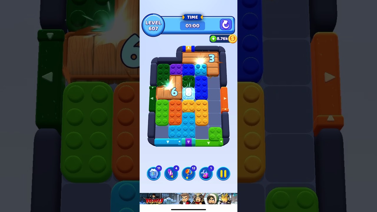 Color Block Jam - LEVEL 607