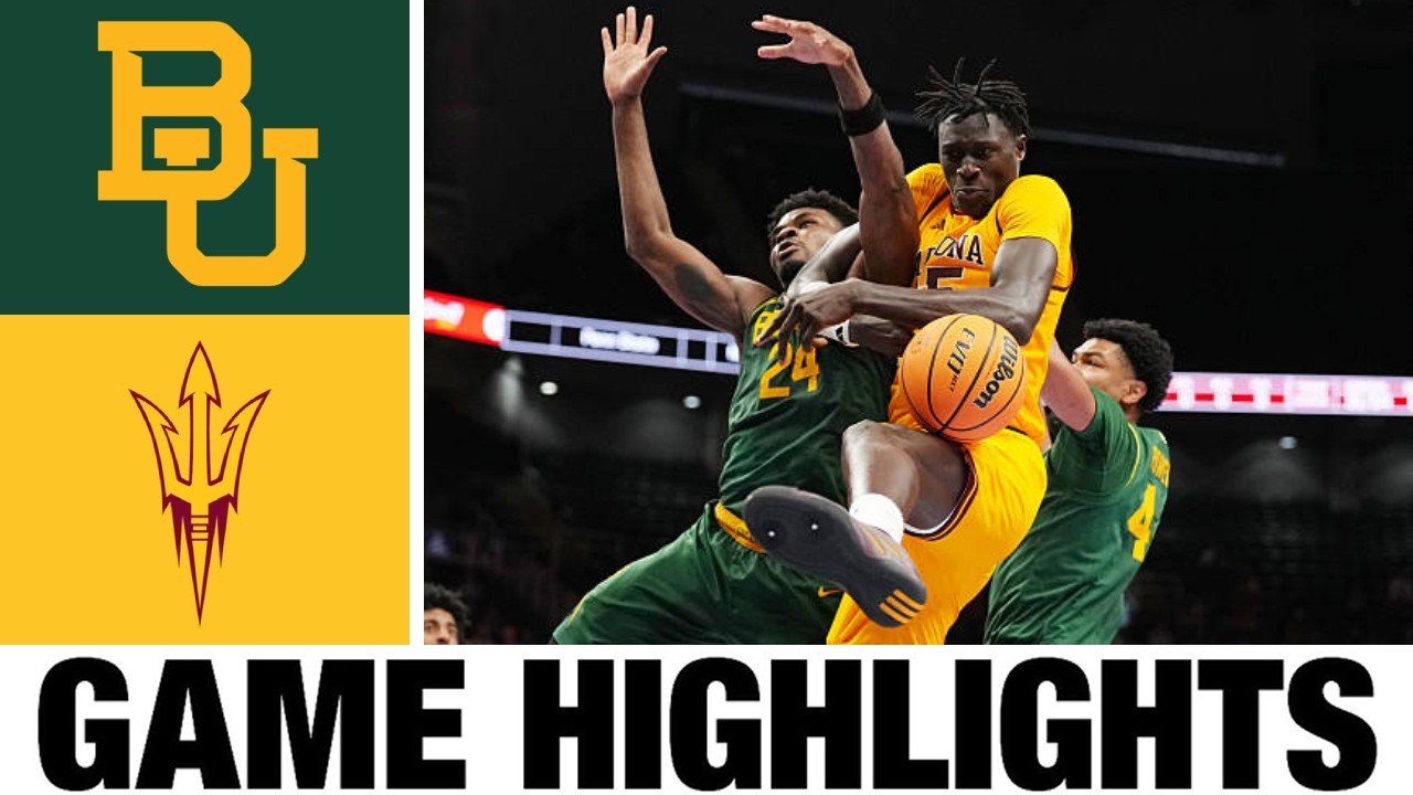 Baylor vs Arizona State Highlights | Men's Basketball | College Basketball 2026