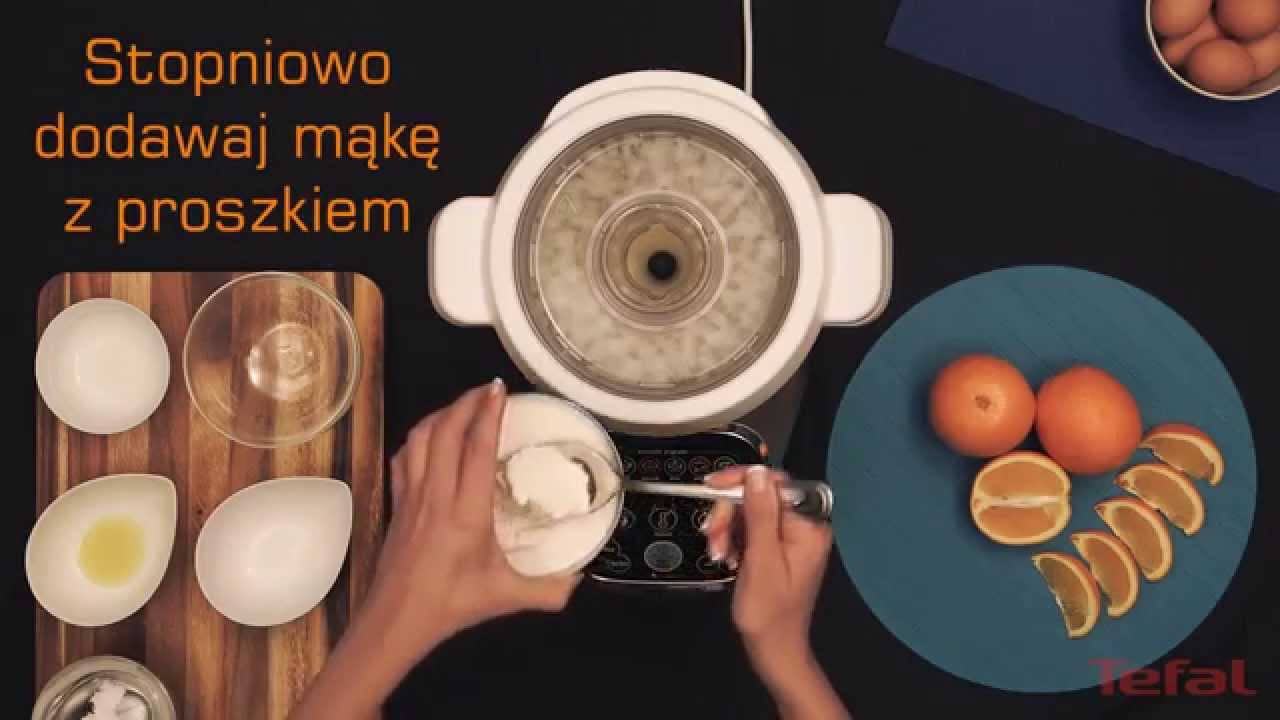 Tefal Companion - Przepis na ciasto pomarańczowe.