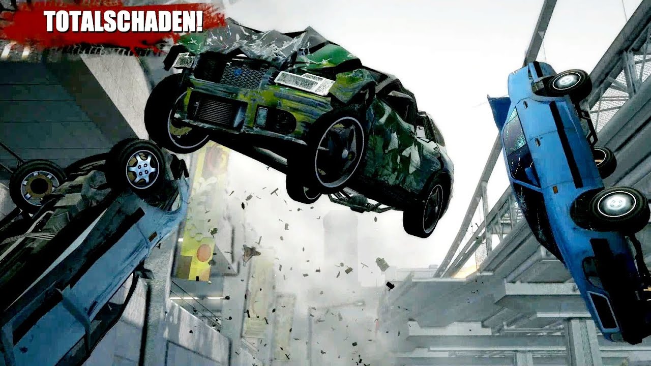 Burnout Paradise Extreme Race Car Crashes