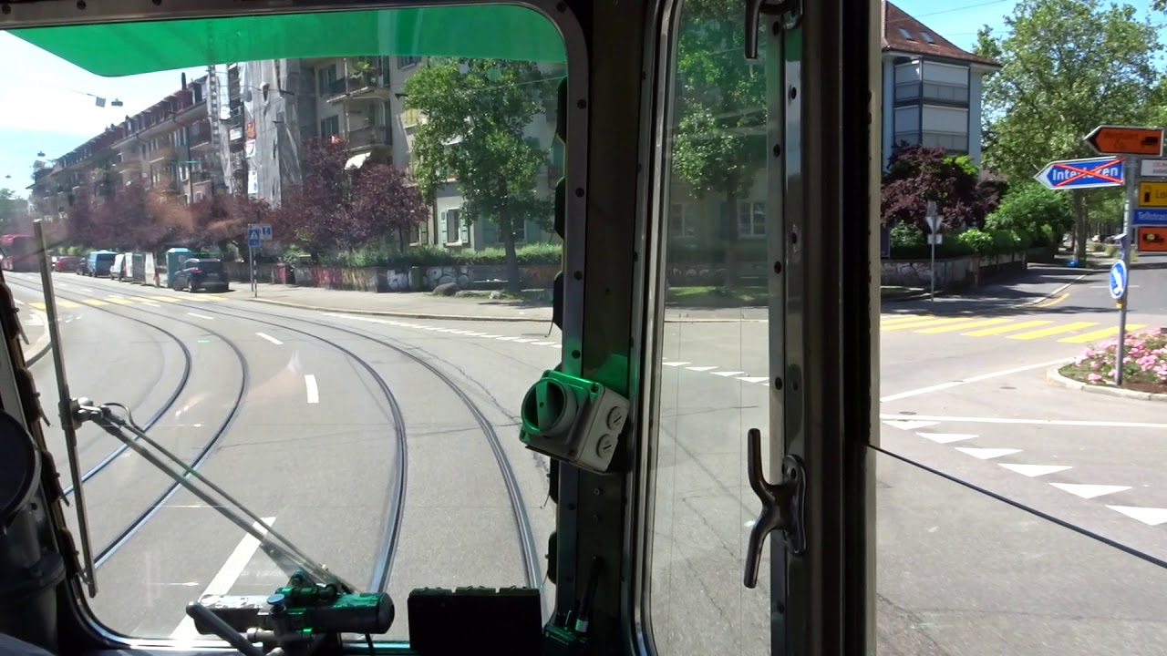 Rout 9 Streetcar 621 cab ride Bern main station to Guisanplatz