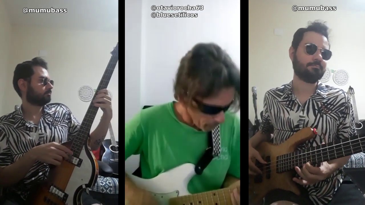 Groove com Otávio Rocha do Blues Etílicos! Bass Synth Hofner walking bass