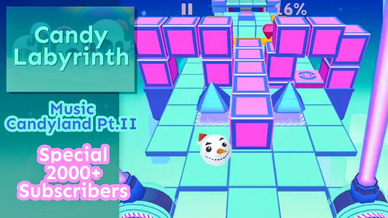 Rolling Sky - Candy Labyrinth (2K Subscribers Special) ReSkinned Version