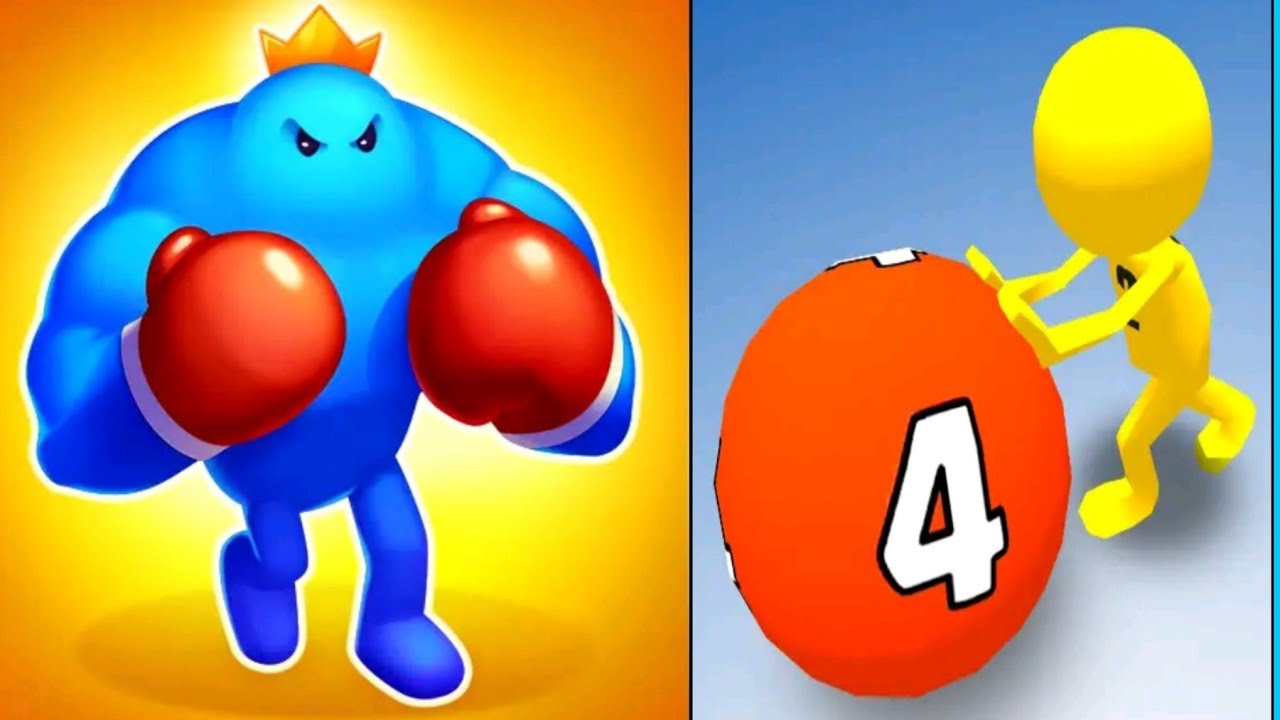 Punchy Race: Run & Fight Game Vs Merge.io 2048 Android Game 