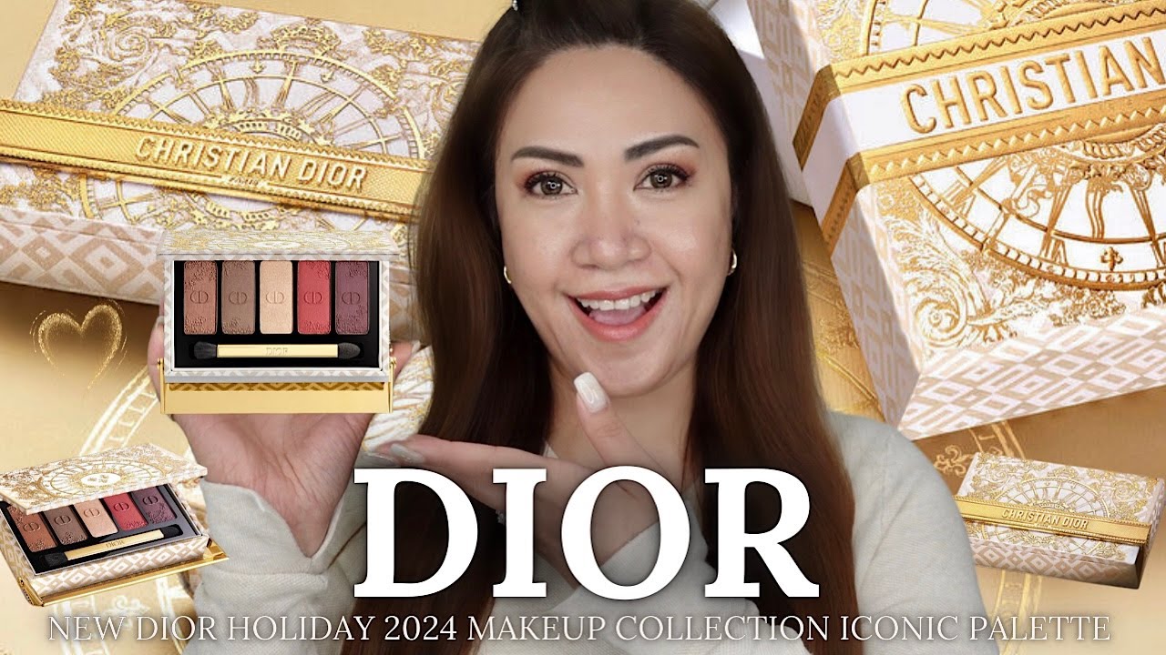 NEW DIOR MAKEUP 💞 NEW DIOR HOLIDAY 2024 MAKEUP COLLECTION ICONIC PALETTE