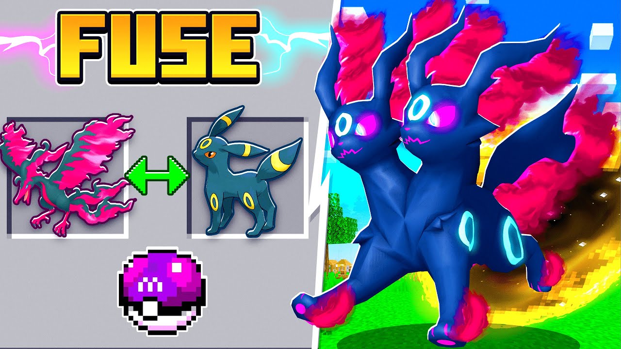 I Created *OP* POKEMON FUSIONS in Minecraft PIXELMON!
