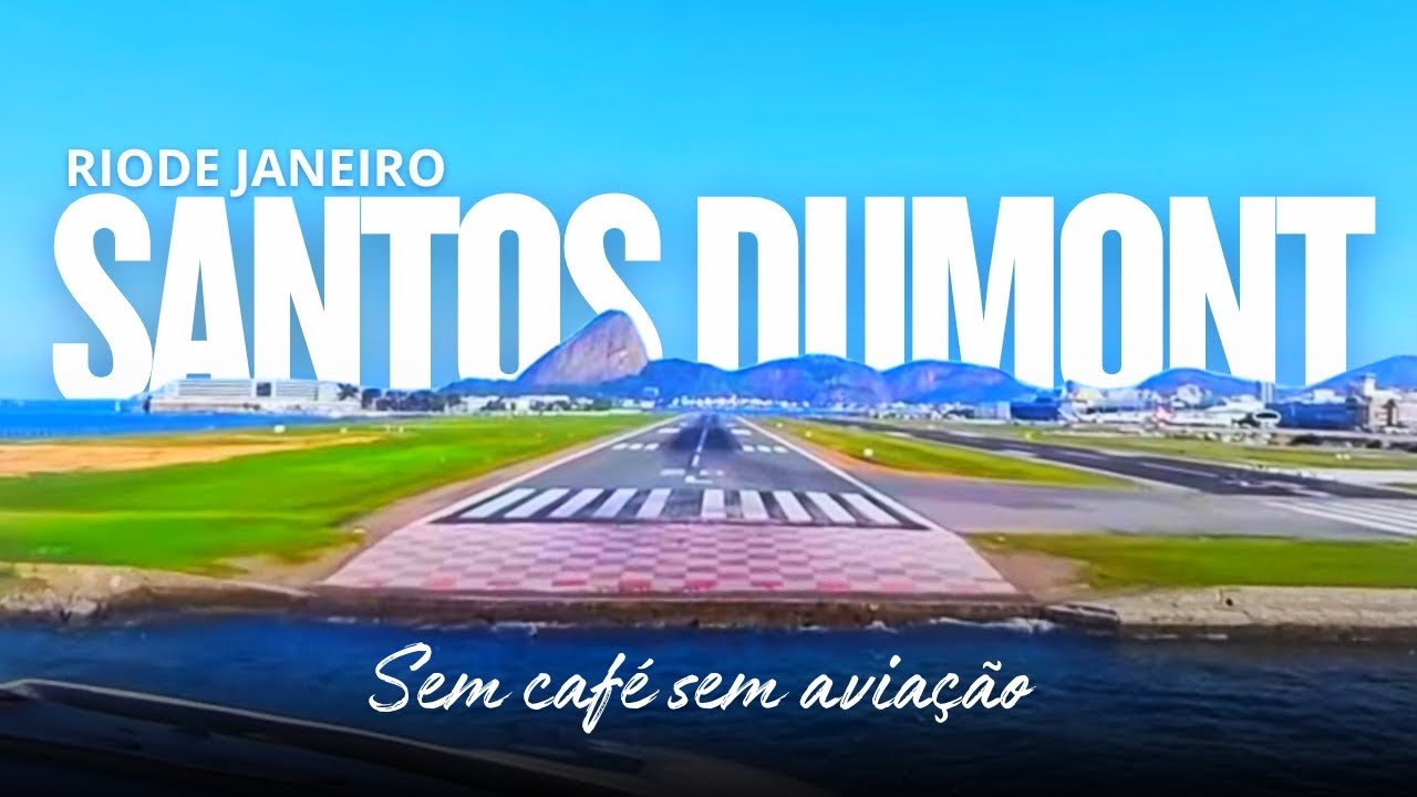 Pousando no Santos Dumont - Sem café sem aviação!- C525B CJ3