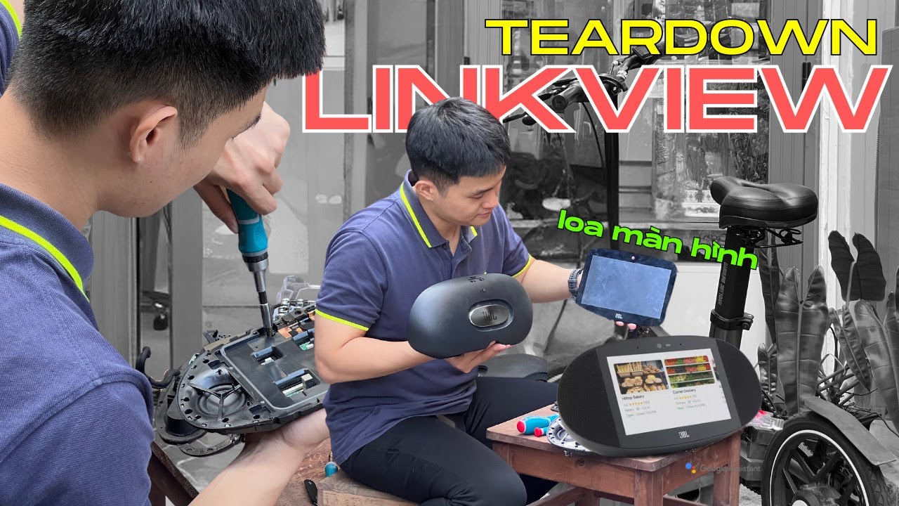 Teardown JBL LINKVIEW - Loa tích hợp màn hình đầu tiên của JBL