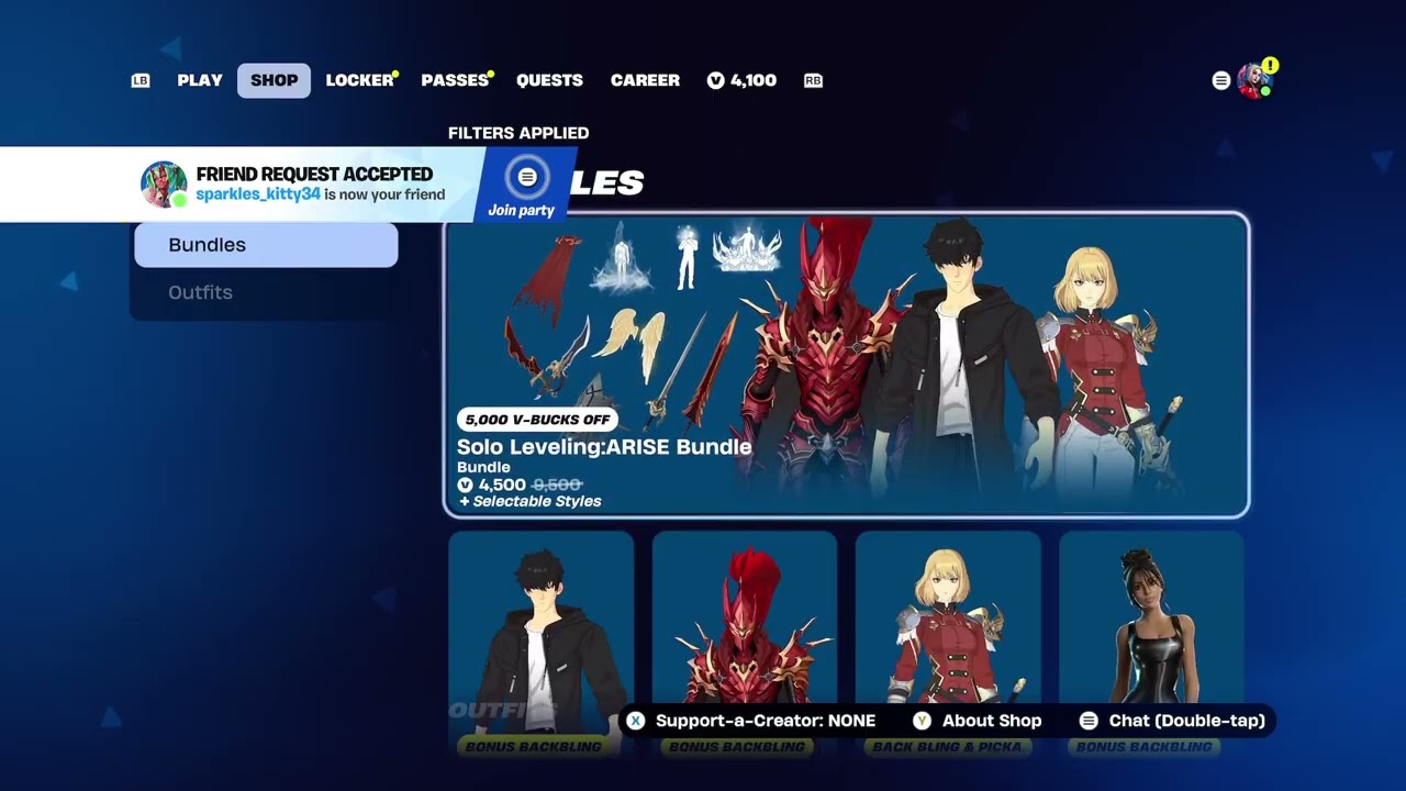 Fortnite - Carter Lyrics & Sparkles_Kitty34 - Carter Trying Fortnite Again XD