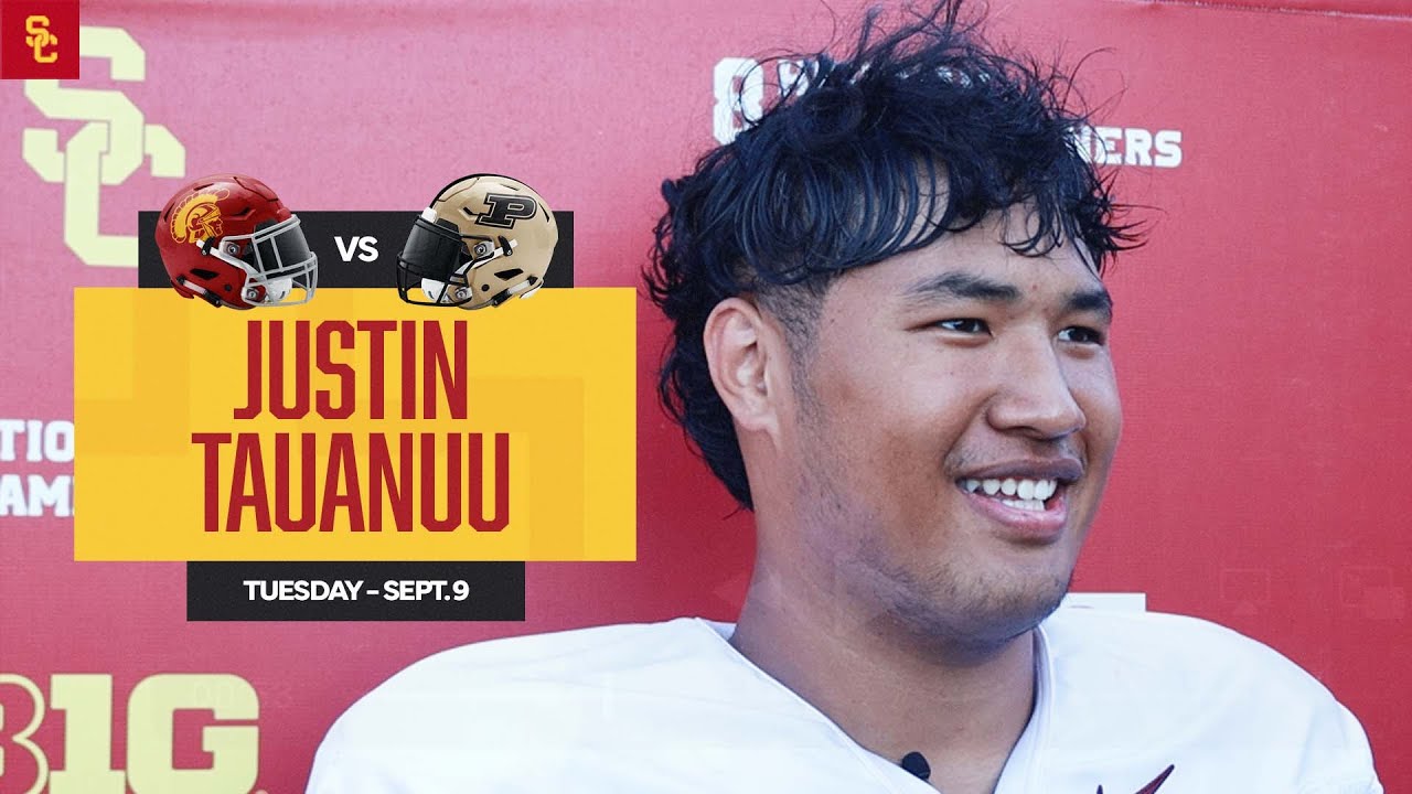 USC OL Justin Tauanuu | Tuesday of Purdue Week
