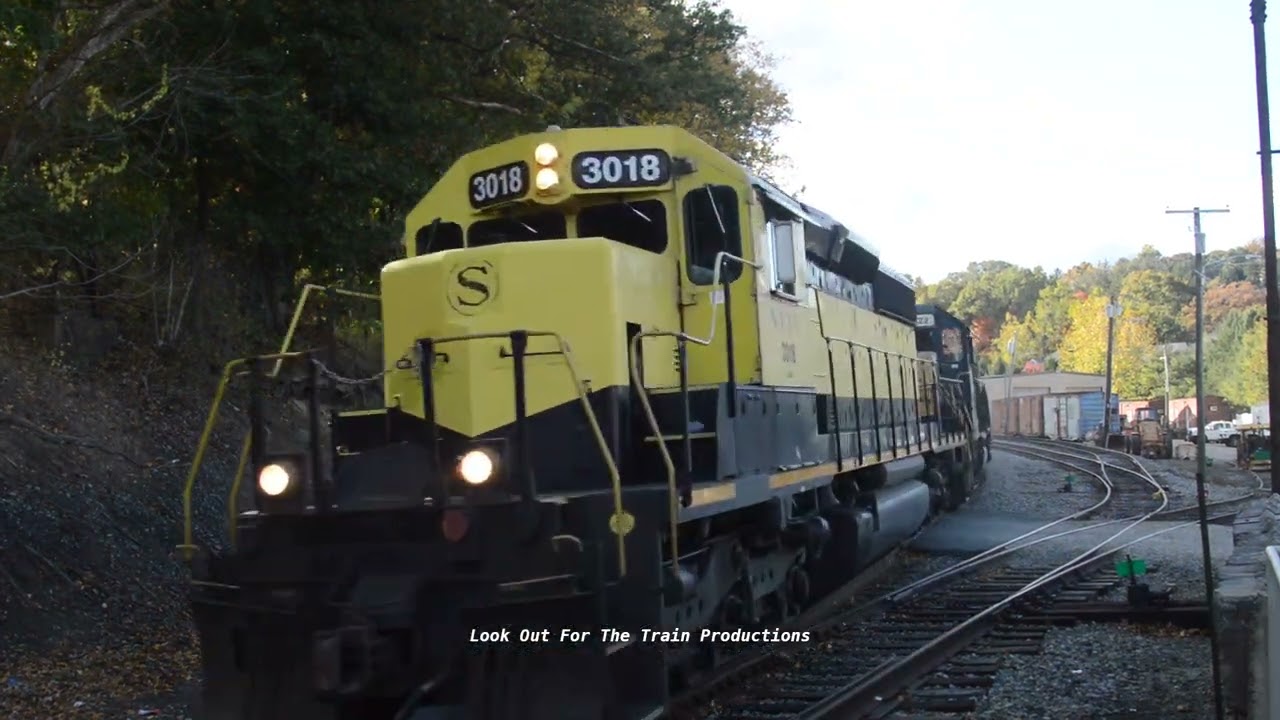 Chasing NYS&W WS-X & SU-99 (Close Call With Truck) 10.15.24