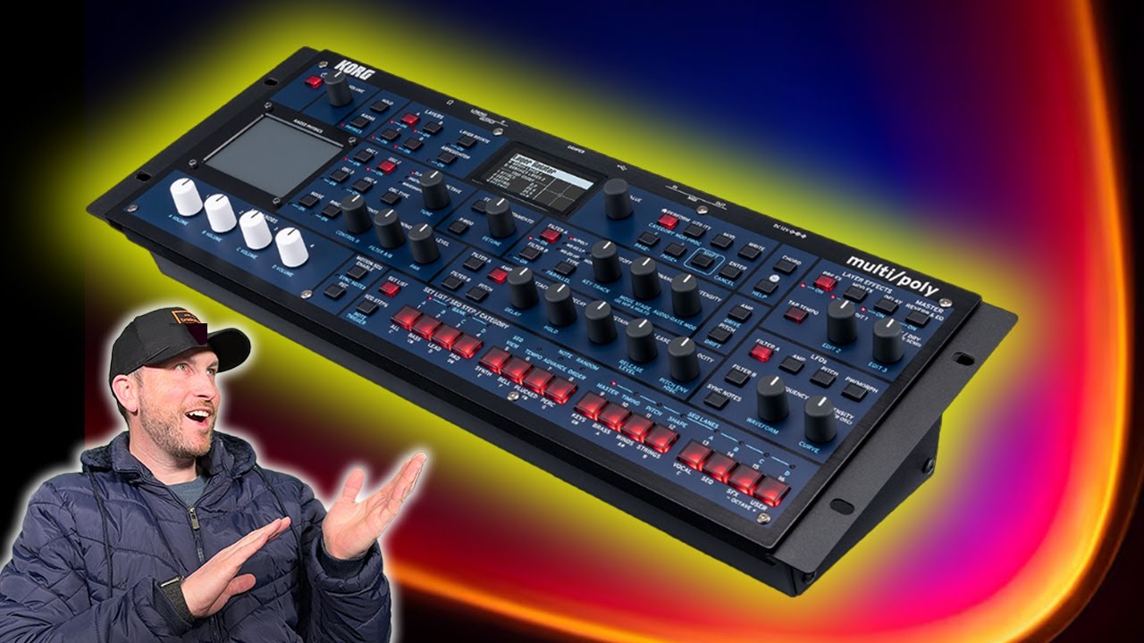NEW Korg Multi/Poly Rack Module – Iconic Synth Sounds in a Compact Rack!