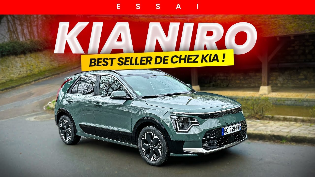 ESSAI KIA NIRO EV : on essaie la voiture électrique la + vendue chez Kia  !