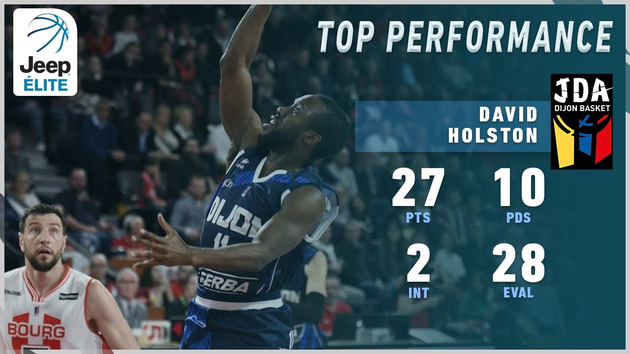 David Holston 27PTS, 10AST vs Bourg-en-Bresse | Highlights Jeep&reg; &Eacute;LITE