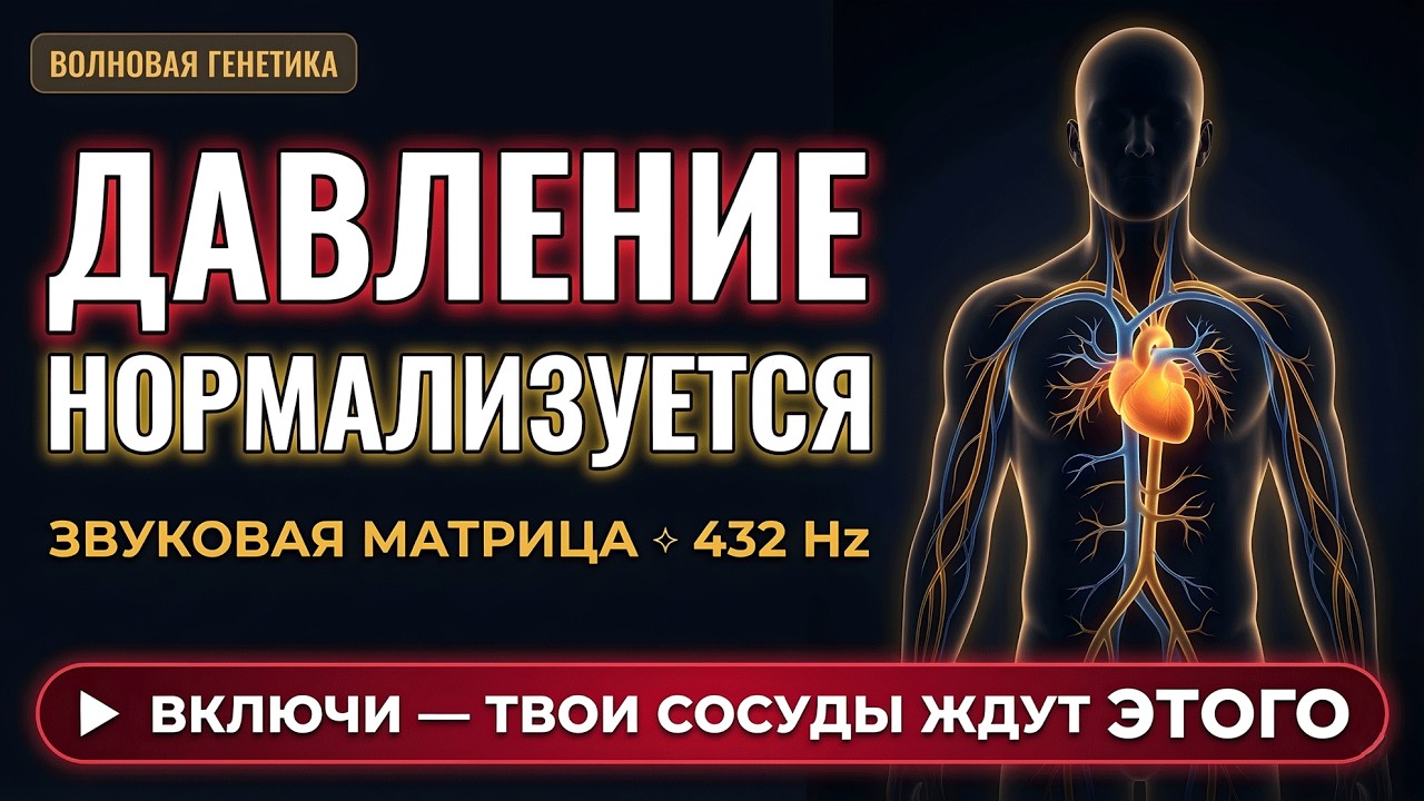 Давление Нормализуется | Звуковая Матрица Исцеления Сосудов 432 Hz