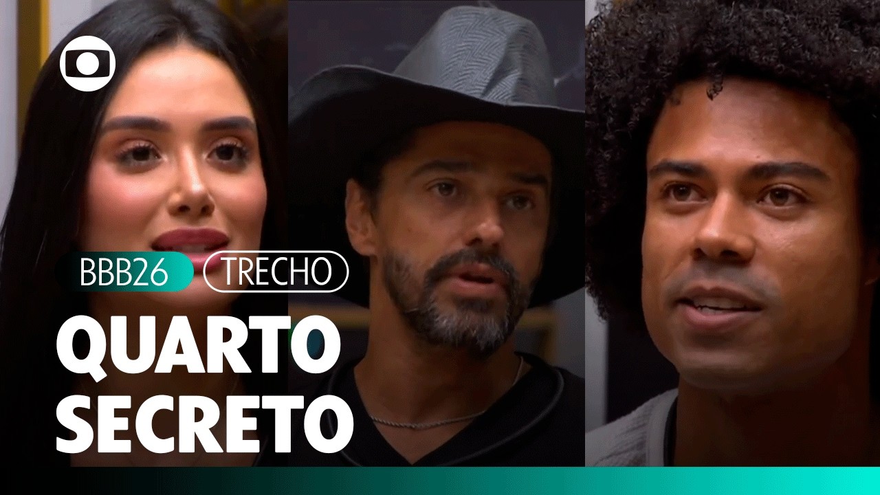 QUARTO SECRETO! Confira os discursos dos brothers para o Paredão Falso | BBB 26 | TV Globo