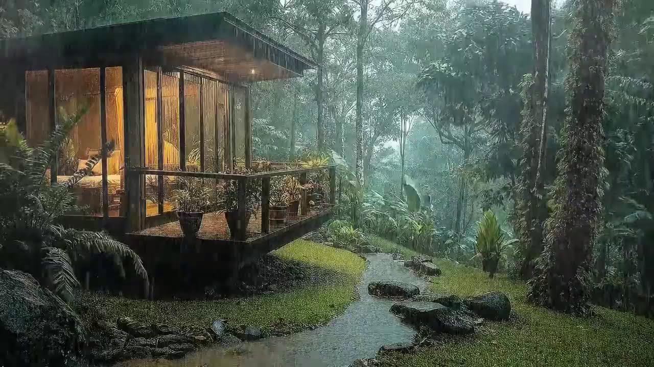 Violent Rain and Thunder Sounds for Perfect Night Sleep