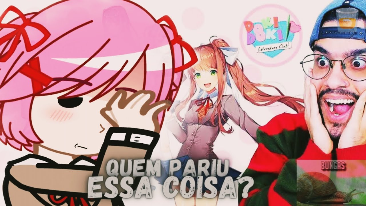 🖊️ Doki Doki no Literature Club reagindo ao Kleberiano jogando Doki Doki (Parte 1)