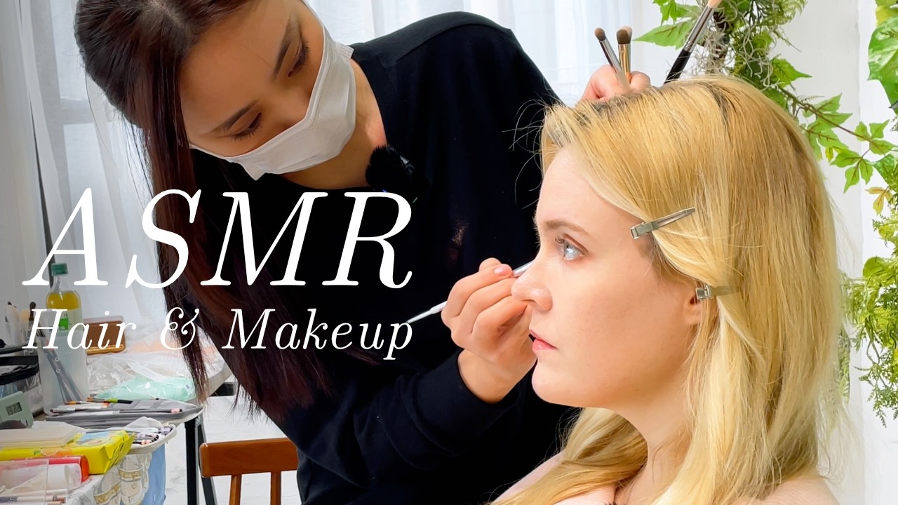 ASMR Complete Makeover and Hair Styling in TOKYO 🇯🇵 (Unintentional ASMR)